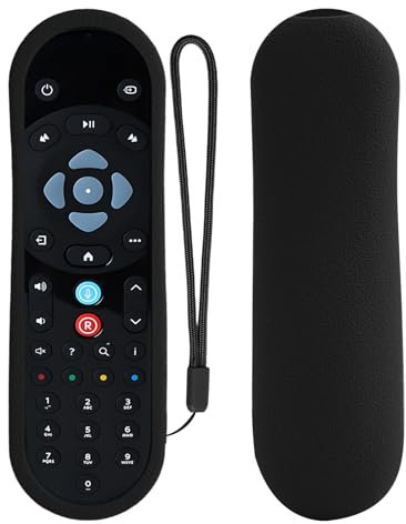 Swiftctrl Custodia per telecomando in silicone per Sky Q/Sky Glass – Custodia antiurto antiscivolo con cinturino in silicone lavabile per telecomando TV universale