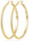 RANKEEF 3 mm Breit Ohrringe Creolen Gold für Damen Hypoallergene Sterling Silber Post Goldene Creole Damen Leichte 14K Vergoldete Ohrringe Gold Creolen Groß