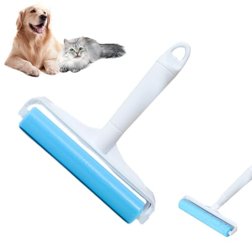 Sticky Rollers - Lint Roller, Haarentferner | Extra klebrige Walze schnell hebt eingebettetes Haustierfell von Stoffoberflächen, wiederverwendbares Haarentferner gleitet glatt über Sofa -Kissen effizi