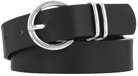 VONMELLI LedergüRtel Damen füR Jeans Mode TaillengüRtel mit Goldener Schnalle GüRtel Damen füR Hosen Kleid