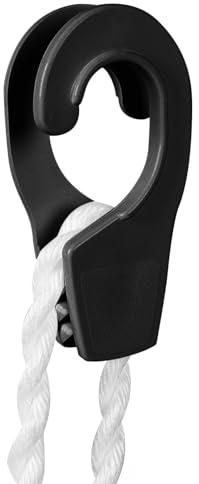 Supporto per parafango per barche - Gancio di regolazione a sfera anti-collisione in ABS da 12 x 5,5 x 3 cm 25 mm | Accessori per kayak e yacht, gancio regolabile | Parafanghi fissaggio sgancio rapido