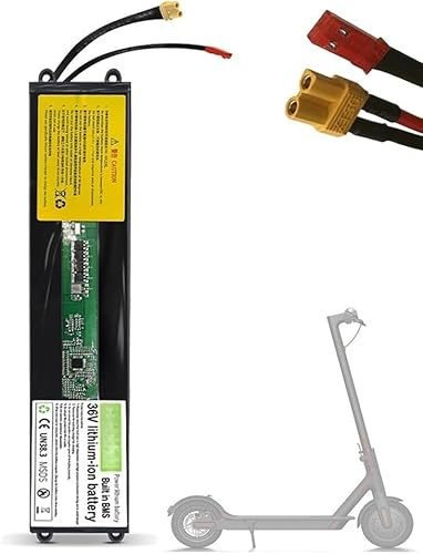 36V Battery Pack Electric Scooter 6.6Ah 7.8Ah 9Ah 9, Rechargeable Replacement with 20A BMS, ABS Box for M365 S1 S2 0-600W Motor
