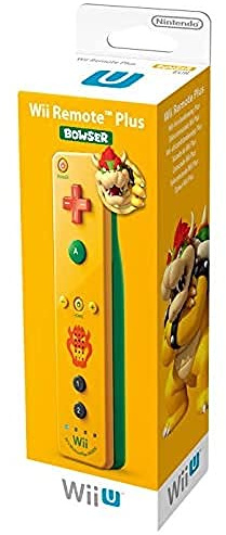 Nintendo Wii U und Wii - Remote Plus, gelbes Bowser Design