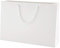 Thepaperbagstore 10 Weiße Mittelbreit Matt Luxus-Boutique-Papiertüten für Geschenke oder als Tragetaschen mit Seilgriffen - 350x100x240mm