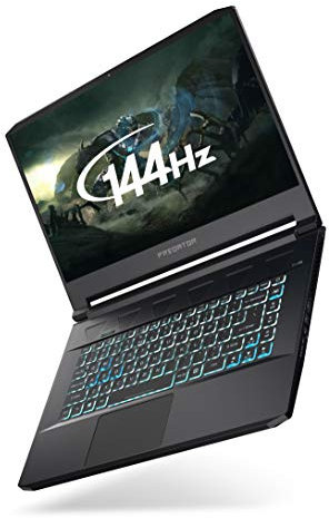 Acer Predator Triton 500 PT515-51 15.6-inch Gaming Laptop - (Intel Core i7-9750H, 16GB RAM, 2 x 512GB SSD in RAID, Nvidia GeForce RTX 2060, Full HD 144Hz Display, Windows 10, Black)