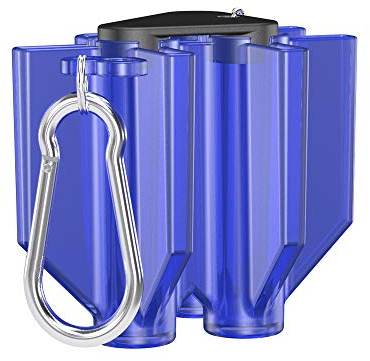 8 Flight Dartshülle - Klar Blaue Dart-Tasche