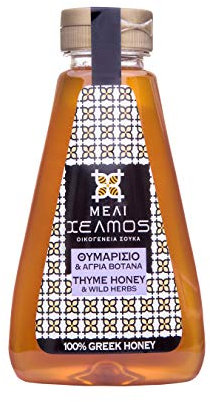 Helmos Miel de Thym & des Herbes Sauvages Grec, Paquet de 2 x 250g (Total: 500g)