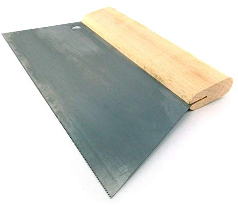 Schwan Kleberspachtel 180/250 mm, gezahnt/ungezahnt, Holzrücken Größen: A1-A5, B1-B4/S4, B11, C1-C5 (250 mm, A1)