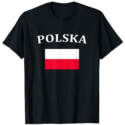 Bandiera Polacca Polonia Polska Maglietta