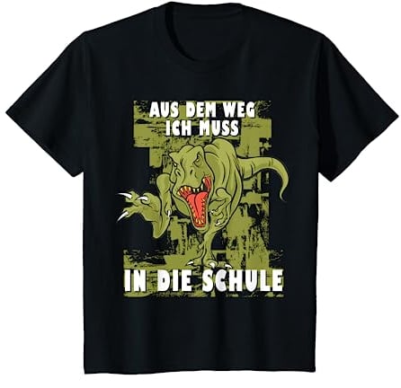 Kinder T-Rex Dino Dinosaurier Erstklässler - Schulkind -Einschulung T-Shirt