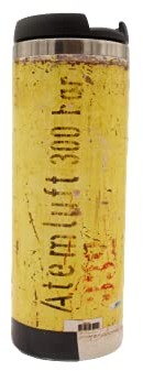 Thermobecher Feuerwehr Geschenk Atemluft Kaffee To Go Trinkflasche Isolierbecher Edelstahl 350 Ml Auslaufsicher Feuerwehr Zubehör