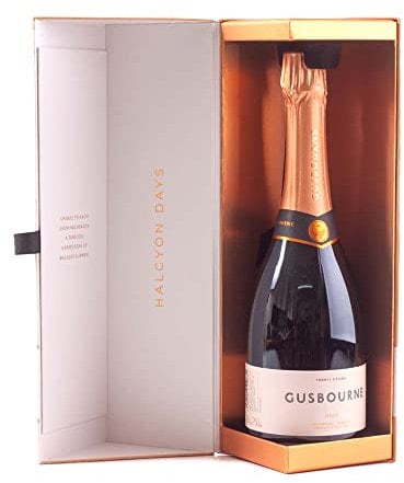 Gusbourne Estate Brut Rose Vintage English Sparkling Wine 75cl in Gift Box