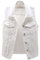 BAIXIAOCHI Gilet Di Jeans Da Donna Corto Primavera Ed Estate Giacca Senza Maniche Sfilacciata Slim Fit Con Cardigan Strappato Top