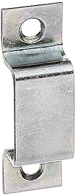 Alberts 122294 Schlaufe | mit versenkten Schraublöchern | galvanisch verzinkt, dickschichtpassiviert | 20 x 9 mm