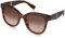 Furla Unisex SFU595 Sunglasses, Brown, 52