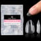 UNA GELLA Capsule Américaine Ongles Courts en Amande, 504 Pièces 12 Tailles Autocollantes, Faux Ongles Gel Extensions d'Ongles, Kit DIY Effet Salon Professionnel