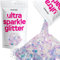 Hemway Ultra Sparkle Glitter - Mother of Pearl Iridescent | 100g Multi Size Metallic Flakes for Resin & Epoxy Crafts | Supplies for Tumblers, Festival, Hair, Face, Body, Eye & Nail Art Decoration