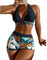 Maillots de Bain uni pour Femme Bikini Short Ensembles Maillots Deux pièces Maillots de Bain Femme 2 Pièces Taille Haute Rembourré Bikini Push Up Ensembles Bikini