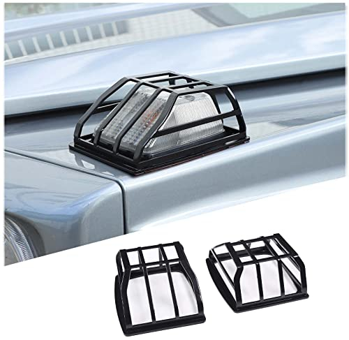 DIYUCAR Für Mercedes Benz G Klasse W463 2004-2018 Auto Scheinwerfer Front Rear Nebel Licht Lampe Blinker Dekoration Abdeckung Zubehör (Auto Blinker Trim Cover)