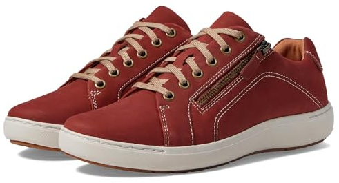 Clarks Unisex-Adult Nalle Lace Sneaker, Chestnut N, 0 Women/0 Men
