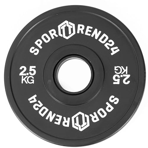 Sporttrend 24® Bumper Plate Gewichtswahl | Gewichtsscheibe Gewichtscheibe Hantelscheibe Hantelgewichte Fitness Scheiben Gewicht Gewichte Weightplate Weight Plate Weights für Langhantel Hantelstange