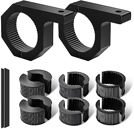 Chelhead 2 pièces supports de phares de travail 25-50mm, 1.5/2, support de serrage universel Convient aux motos,4x4,ATV,UTV,camions,bateaux,barres de toit