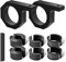 Chelhead 2 Stück Arbeitsleuchten Halterung Universal 25-50mm, 1.5 2, Universelle Klemmhalterung Geeignet für Motorräder Geländewagen, ATVs, UTVs, LKWs