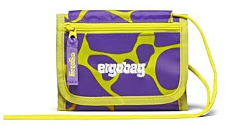 ergobag Brustbeutel Kleingeldfach, mit Sichtfenster, Geldbeutel für Kinder, zum Umhängen, mit Klettverschluss