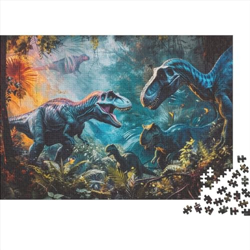 Jurassic World 1000 Teile Puzzle Puzzle-Geschenk Kinder Lernspiel Dinosaur Für Erwachsene Und Kinder Impossible Puzzle 1000pcs (75x50cm)
