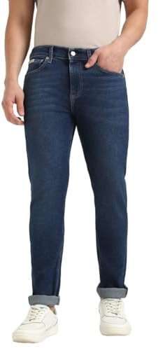 Calvin Klein Jeans Slim Taper J30j327007 Dünn, Denim (Denim Dark), W29 / L32 Herren, Denim (Denim Dark), 29W x 32L