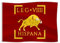 Bandera del ejército romano imperial para diversión al aire libre, bandera histórica Vexillum (LEGIO VIIII HISPANA)