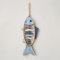 WSNCXFW B,Küstenfisch-Wanddekoration aus Holz, nautische Fisch-Wanddekoration, große Fischschwarm-Wandkunst, 3D-Fisch-Wandskulptur, handbemalte Fisch-Hängedekoration, für Wohnzimmer, Schlafzimmer