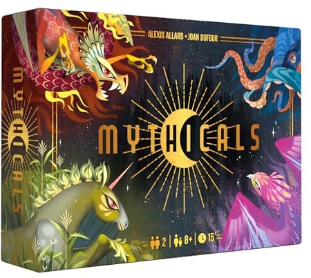 Repos Production | Mythicals | Board Game | Ages 8+ | 2 Players | 15+ Minutes Playing Time