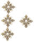 DEARMAMY 4 Pièces Broche Croix Femmes Broche De Graduation Broche En Émail Pour Femme Broche Feuille Du Seigneur Des Anneaux Broches Fixes Anti-exposition Nouveauté Broche Boutonnière Métal