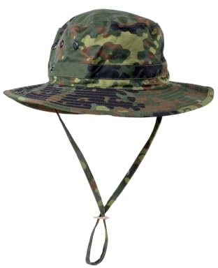 A. Blöchl Tropenhut Bundeswehr nach TL Tropentarn (DE/NL/SE/PL, Alphanumerisch, XXL, Bw Flecktarn)