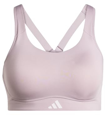 adidas Women's Optime Workout High Support Bra, preloved fig, XXL C-D (Plus Size)