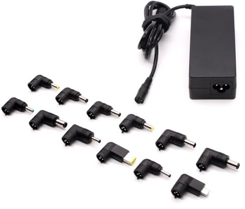 90W Universal Laptop Charger AC Adapter with USB C for Len-ovo HP Dell Acer ASUS Gateway for Toshiba for Samsung 90W 45W 5V 12V 18.5V 19V 19.5V 20V Power Supply Cord with 12 Tips TYPE C