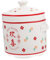 CIYODO 1 Pieza taza de sopa de cerámica con sopa de porcelana estofado olla de barro para cocinar nido olla de agua recipiente humeante binaural taza blanca rosa