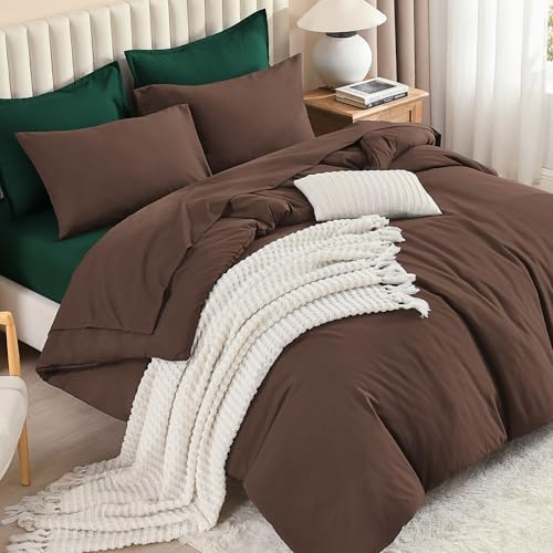Litanika Queen-Bettwäsche-Set mit Bettlaken, 7-teiliges Bett in Einer Tasche