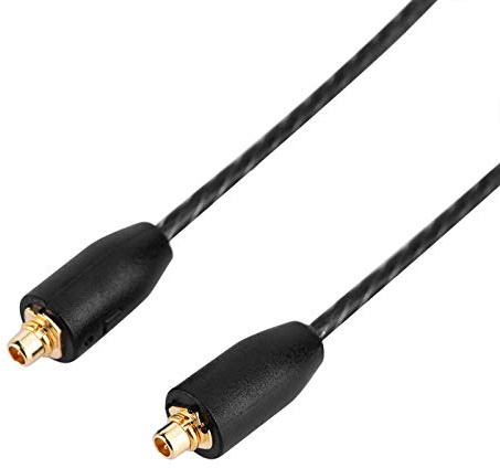 RASTKY MMCX -Kabel -Ersatz SE215, SE425, SE535 Kopfhörer 1,25 M Kabelsteuerung (BLACK)