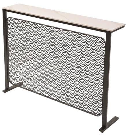 WUXTOKV Radiator Covers for Cast Iron Radiators, Hot Water Radiator, Four Sided Breathable, Easy to Assemble, Multifunctional Use(Black)