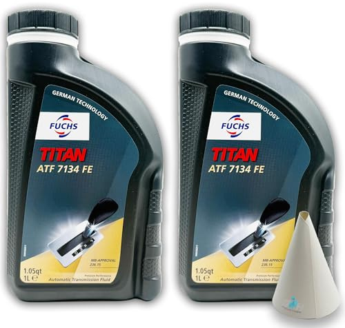 Fuchs Titan ATF 7134 FE | 2 L | kompatibel mit MB-Approval 236.15 | Getriebeöl für Automatikgetriebe | Typ 7-G Tronic Plus (NAG II +) | 2 Liter | Automatik-Getriebeöl