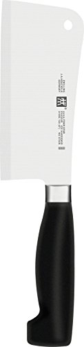 ZWILLING Couperet, Lame : 15 cm, Acier Formule Spéciale, Manche Noir, série Four Star