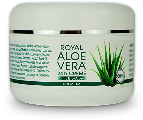 Royal Aloe Vera 24 h Gesichtscreme Tages/Nacht Creme mit 60% Bio Aloe Vera (9)