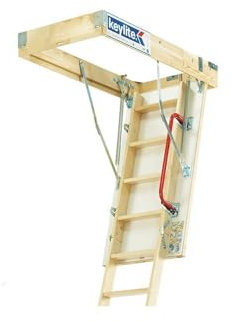 Keylite Timber Wooden Loft Ladder KYL05 600x1200x2.8m