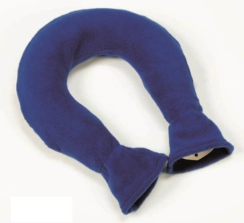 Sänger Nackenwärmflasche (Fleecebezug blau)
