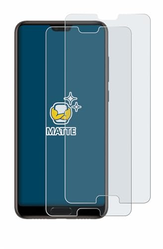 BROTECT Entspiegelungs-Schutzfolie für Huawei P20 (2 Stück) Matte Displayschutz-Folie, Anti-Reflex, Anti-Fingerprint