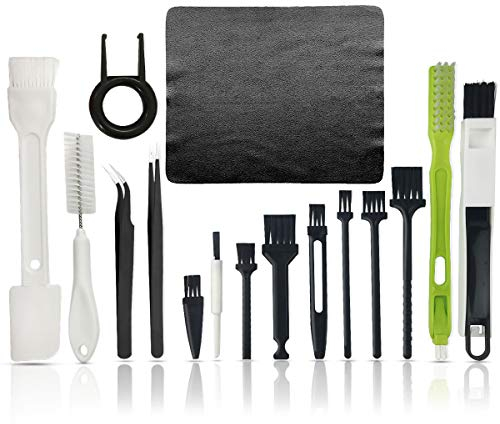 Cepillo de limpieza de teclado, kit de limpieza de PC, cepillo antiestático de plástico para ordenador portátil, kit de limpieza de equipo electrónico