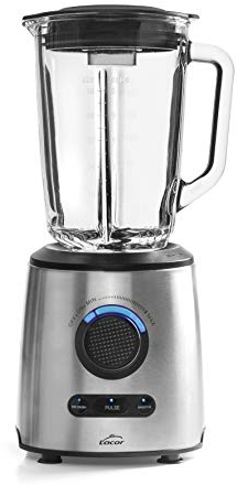 Lacor 69581 69581-Batidora eléctrica INOX 1000 W, Libre de BPA, 1'50 L, Acero Inoxidable