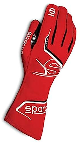 sparco 00255709RSBI Kart 2020 Guanti Karting, Rosso/Bianco, 9